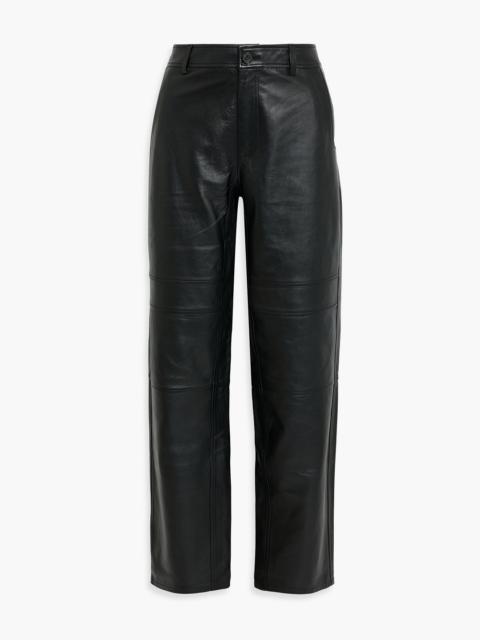Proenza Schouler Smyth leather straight-leg pants