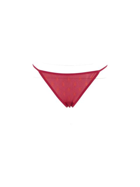 Monogram Panties In Tulle Jersey