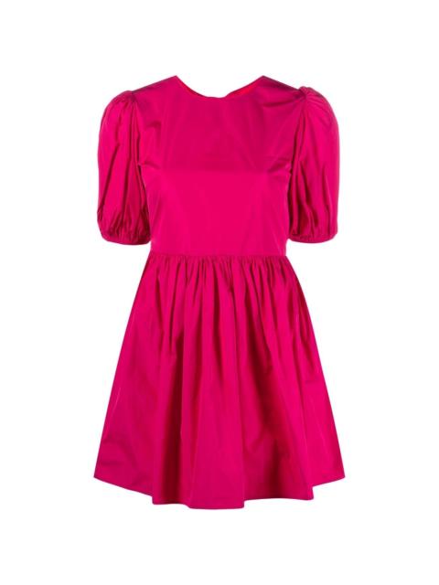 REDValentino bow-detail taffeta minidress