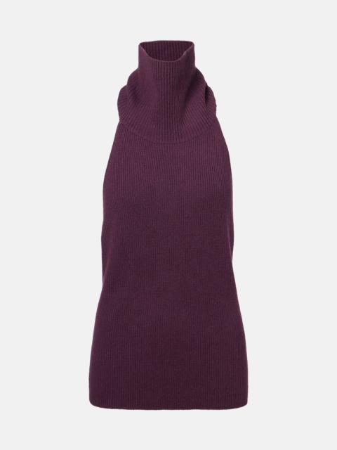 LISA YANG Maddie open-back cashmere top