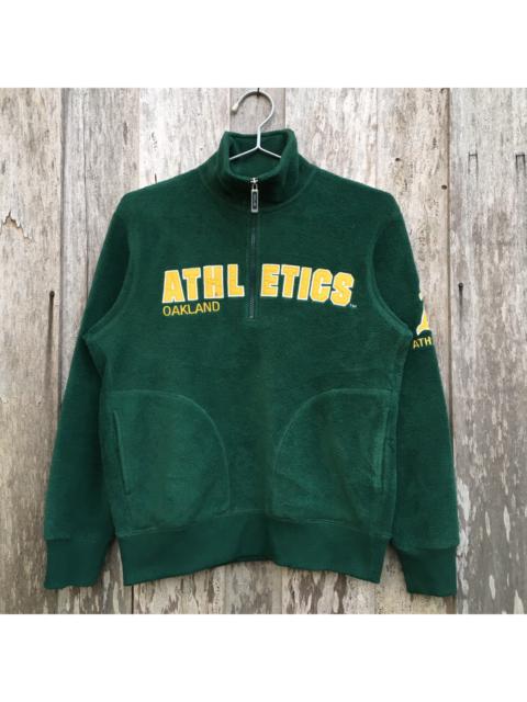 Other Designers Uniqlo - Uniqlo MLB Athlethics Oakland Zip Up Sweatshirt