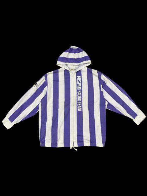Other Designers Japanese Brand - Vtg NISMO International Racing Team Striped Hoodie