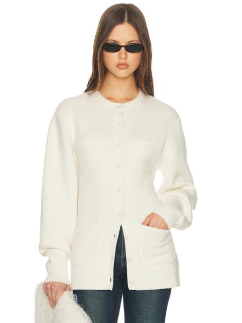 HELSA Devika Wool Cashmere Cardigan