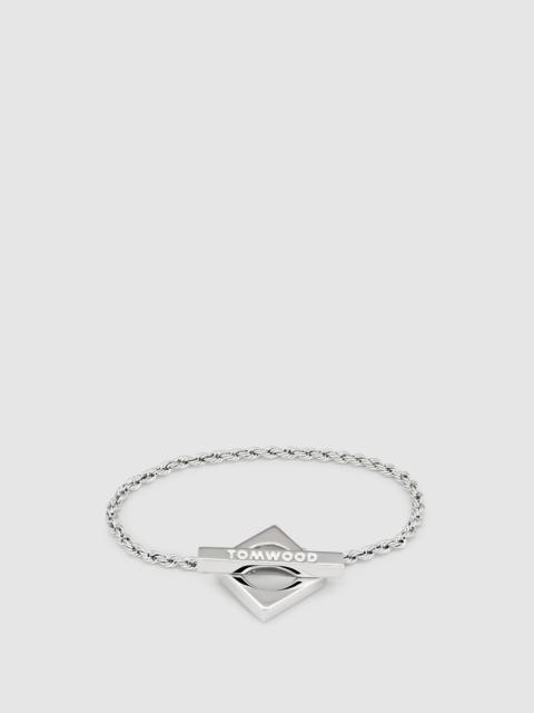 TOM WOOD Square rope bracelet
