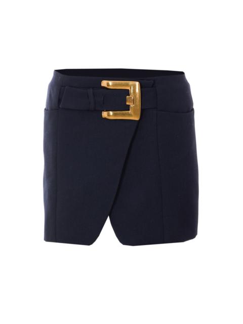 Balmain Balmain Women Belted Mini Skirt