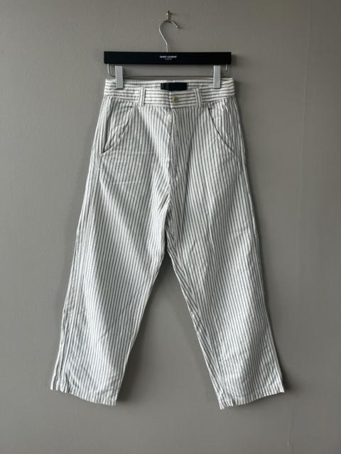Striped Cotton Trousers