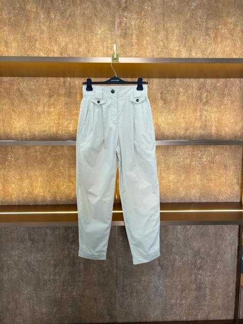Louis Vuitton Louis Vuitton high-waisted trousers in white