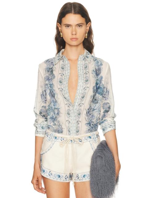 Zimmermann Wanderlust Body Button Down Top
