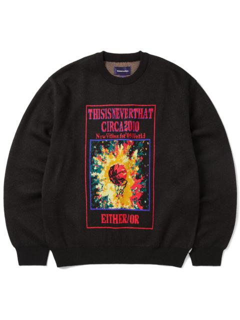 thisisneverthat® Basketball Hoop Knit Sweater 'Black'