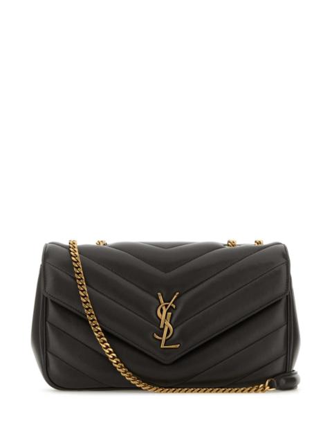 SAINT LAURENT Saint Laurent Women Dark Brown Leather Medium Loulou Shoulder Bag