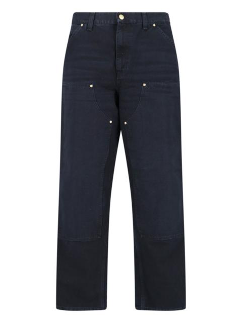 Carhartt "DOUBLE KNEE" STRAIGHT JEANS