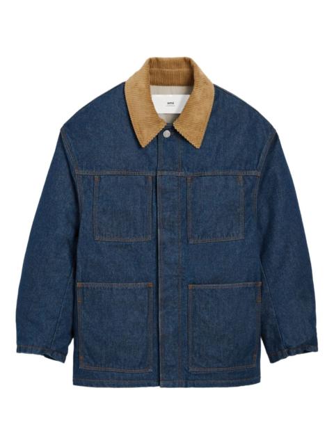 AMI Paris Ami Paris Men Worker Denim Jacket