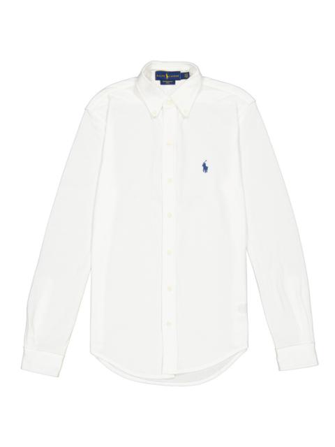 Other Designers Polo Ralph Lauren Long-Sleeved Logo Embroidered Shirt in White