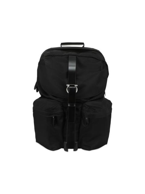 FERRAGAMO Ferragamo Nylon Gancini Technical Backpack 'Black'