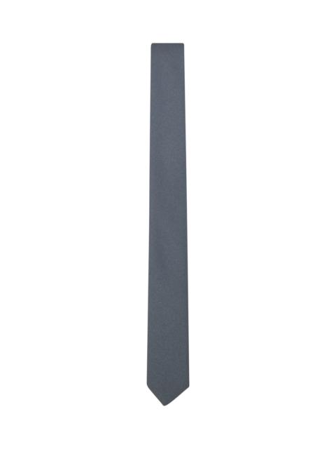 GUCCI Gucci Men Grey Crepe-Effect Fabric Slim Tie