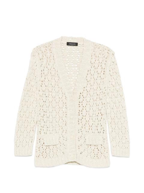 FABIANA FILIPPI Fabiana Filippi Openwork Patch-pocket Cardigan