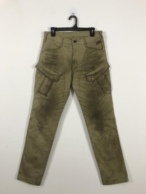 Other Designers Edwin - Edwin Oil stained Cargo Multipocket Pant