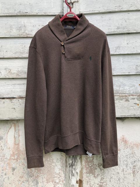 Other Designers Polo Ralph Lauren Double Suede Elbow Sweater