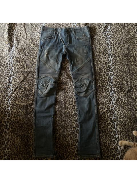 2000s G.O.A. Mud wash biker jeans
