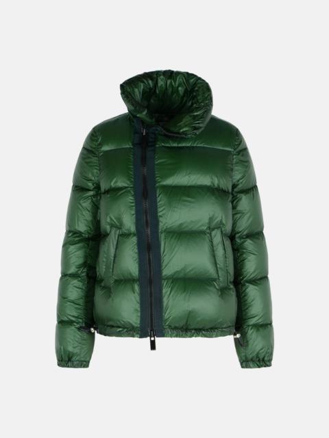 GREEN POLYAMIDE DOWN JACKET