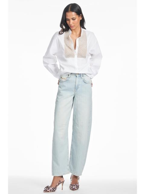 SACHIN & BABI EMORY TOP - WHITE