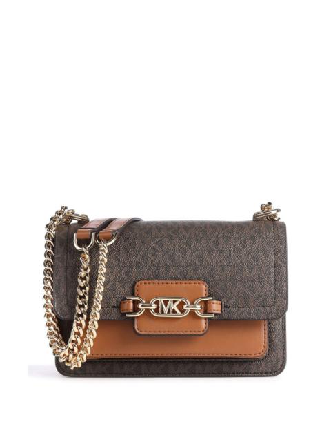 Other Designers Michael Kors Ladies Heather Extra-small Logo Crossbody Bag - Brown/Acorn