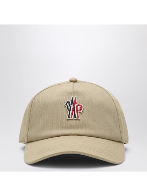 Moncler Grenoble Moncler Grenoble Beige Baseball Cap With Logo Patch Men