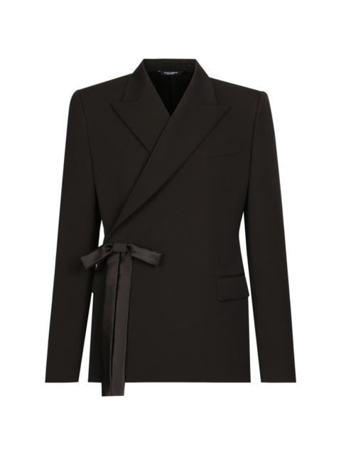 Dolce & Gabbana bow-embellished blazer
