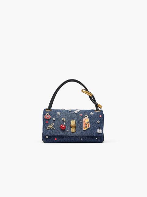 Marc Jacobs THE TRINKET CHARM DENIM MINI DUAL BAG