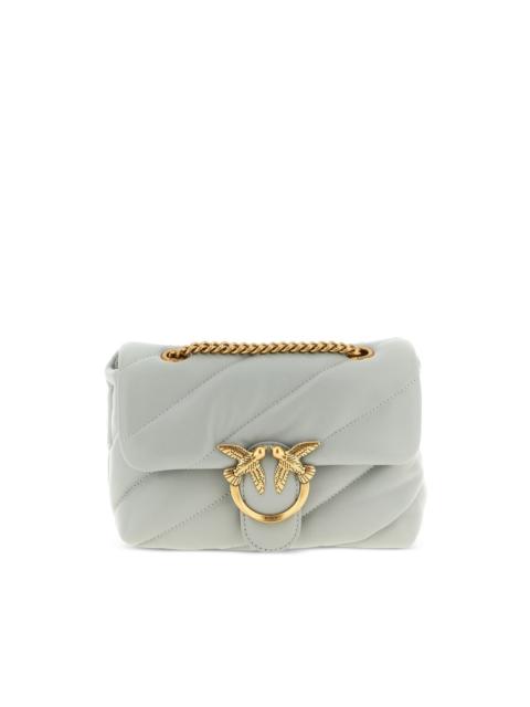 PINKO mini quilted love birds crossbody bag