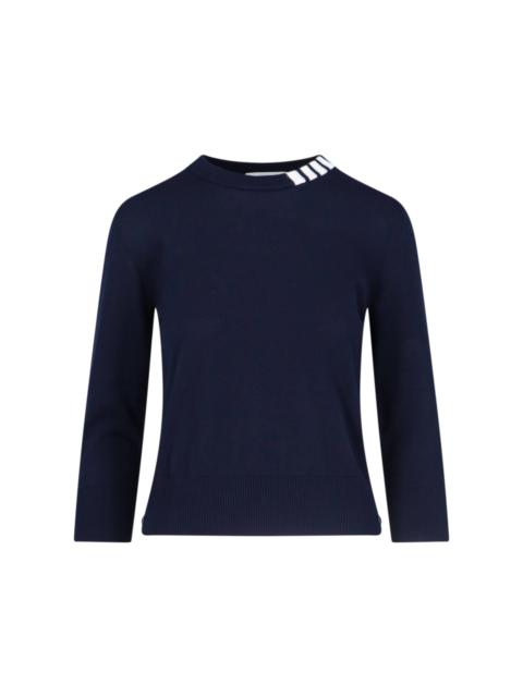 Thom Browne LOGO CREWNECK SWEATSHIRT