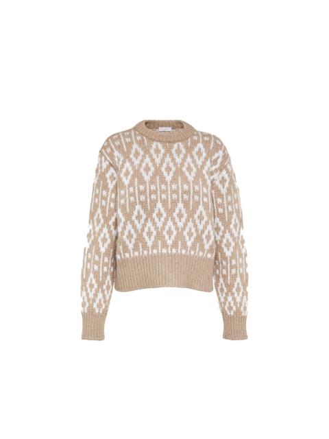 Brunello Cucinelli Brunello Cucinelli Jacquard Cashmere Sweater Women