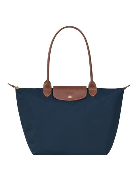 Longchamp Le Pliage Original L Tote bag Navy - Recycled canvas
