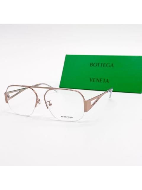 Bottega Veneta NEW BOTTEGA VENETA EYEGLASSES BV1067O 001 GOLD WOMEN EYEWEAR
