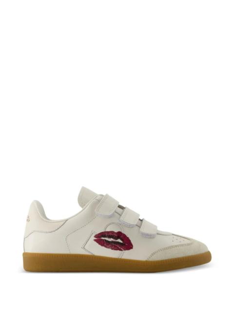 Isabel Marant Isabel Marant Women Beth Leather And Suede Sneakers With Smack-Detail