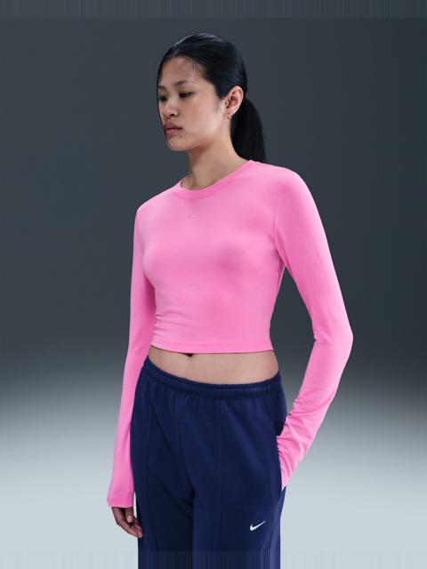 Nike Nike Sportswear Chill Knit Women's Slim Long-Sleeve Cropped Top