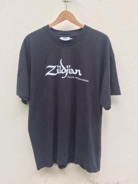 Other Designers Vintage - Zildjian black tee /music instrument/drum/printed both side