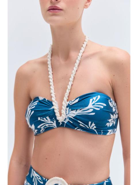 PatBO ARTICHOKE HALTERNECK BIKINI TOP