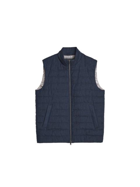 Herno Herno Linen Down Gilet Men