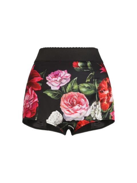 Dolce & Gabbana floral-print shorts