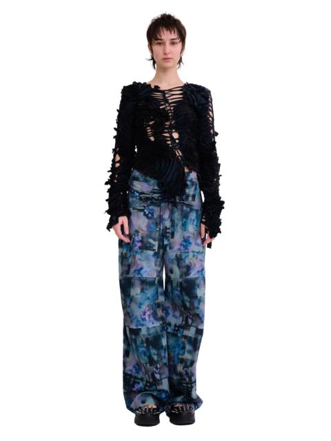 Collina Strada WORN BLACK L/S CHIRP TOP