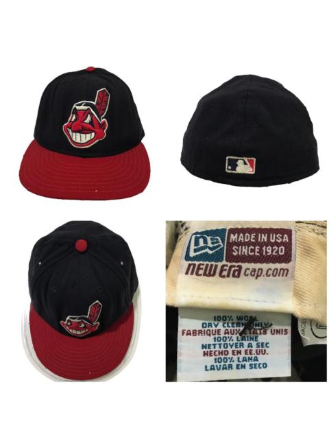 Vintage New ERA MLB Cleveland Indian Chief Cap size 7 5/8