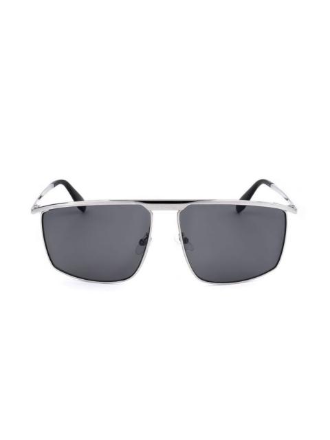 adidas Adidas Men's Silver Tone Aviator Sunglasses OR0029-F-02G-2