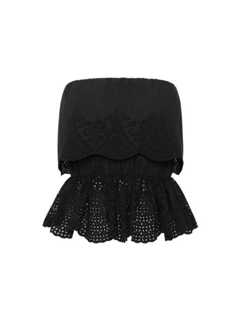 POSSE Beryl Strapless Top Black