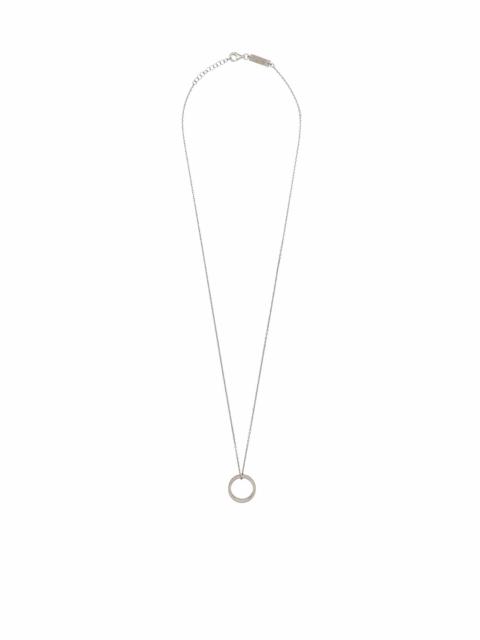 Maison Margiela Maison Margiela Women Silver Numerical Ring Necklace