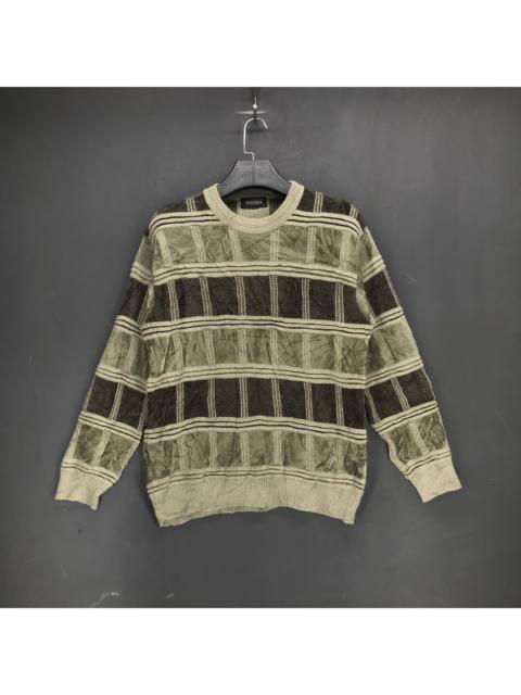 Other Designers Vintage - Vintage Rezzo Checkered Knitwear Sweater #S15-1