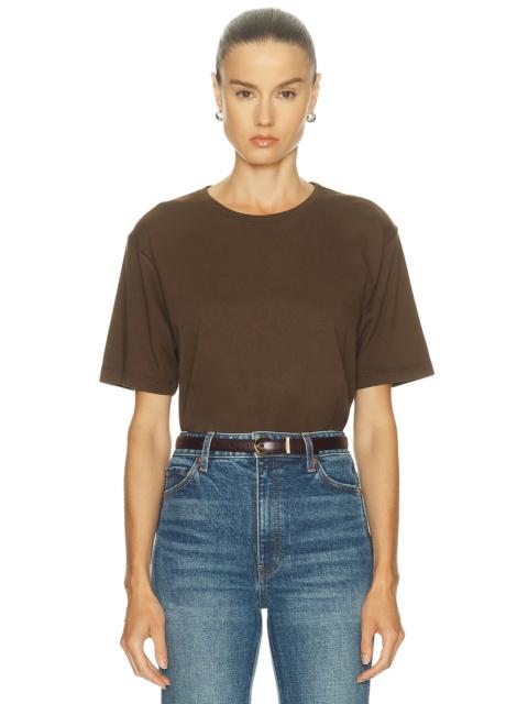 KHAITE Mae Short Sleeve Tee Shirt