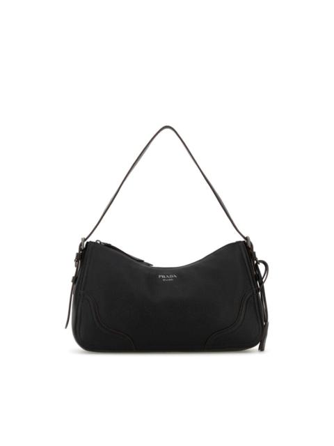 Prada Prada Black Leather Shoulder Bag