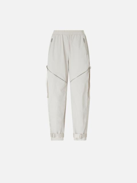 PINKO OVERSIZED SPORTY TROUSERS WITH ZIP
