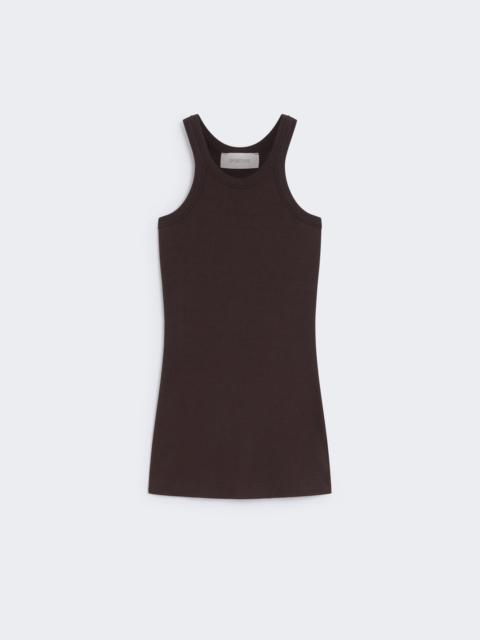 Other Designers Max Mara Sportmax "caccia" Top Tank In Cotton And Silk